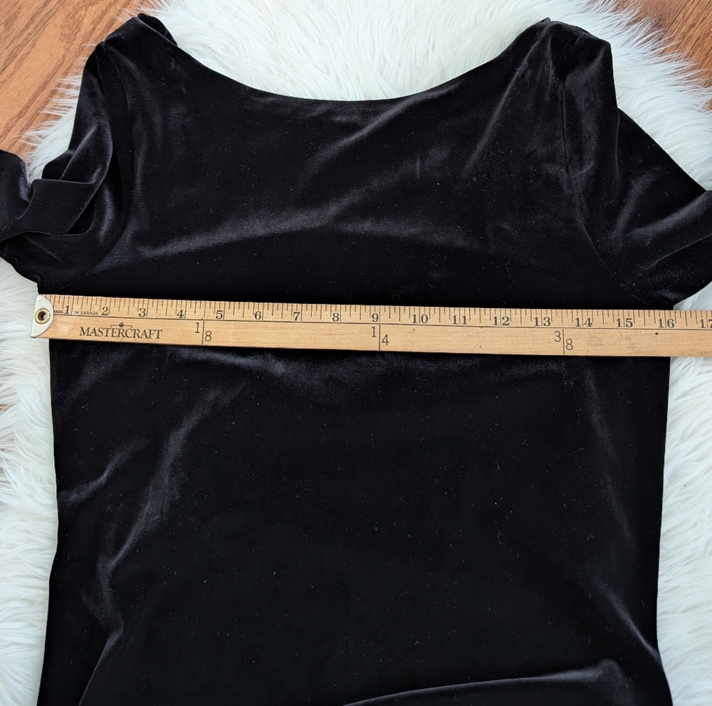 Ralph Lauren Velvet Floor Length Dress Small - Picture 9 of 11